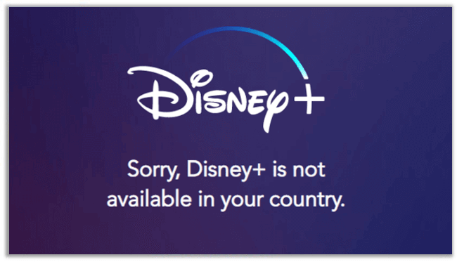 Disney plus not working in your region