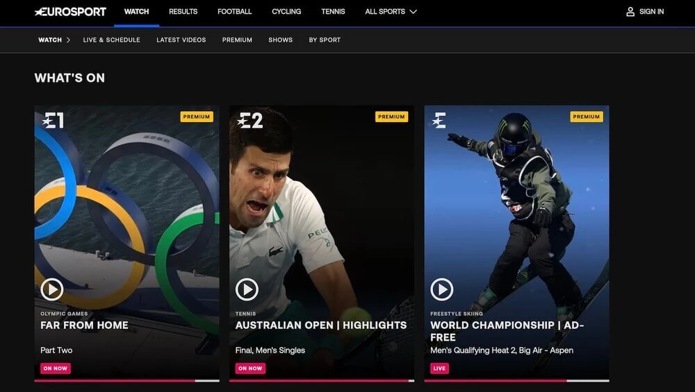 What to watch on eurosport