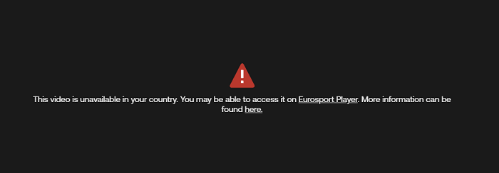 Eurosport-error