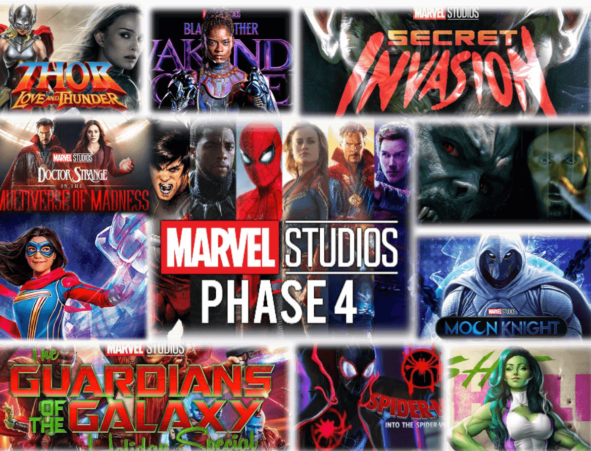 New marvel movies and shows