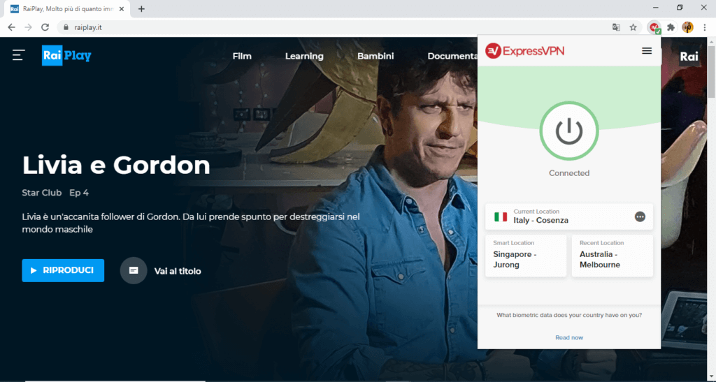 Rai tv outside italy with expressvpn