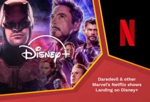 Netflix shows landing on disney plus