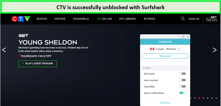 Ctv in uk with surfshark