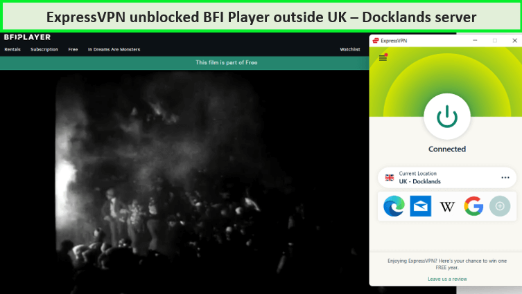 BFI Player in Canada with ExpressVPN