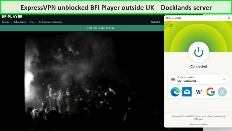 Bfi player outside uk with expressvpn