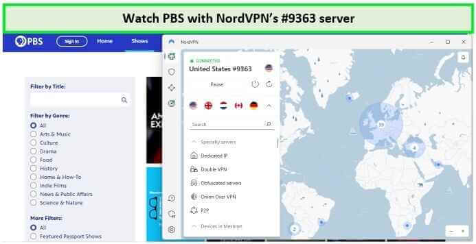 Unblock pbs in canada with nordvpn