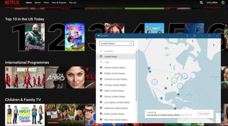Watch american netflix in germany with nordvpn