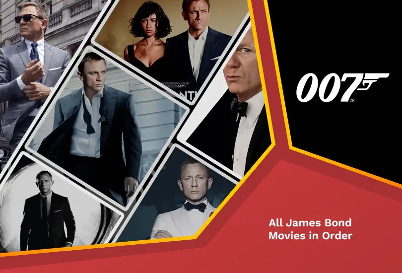 Stream all james bond movies in order