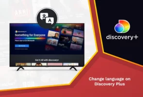 Change language on discovery plus