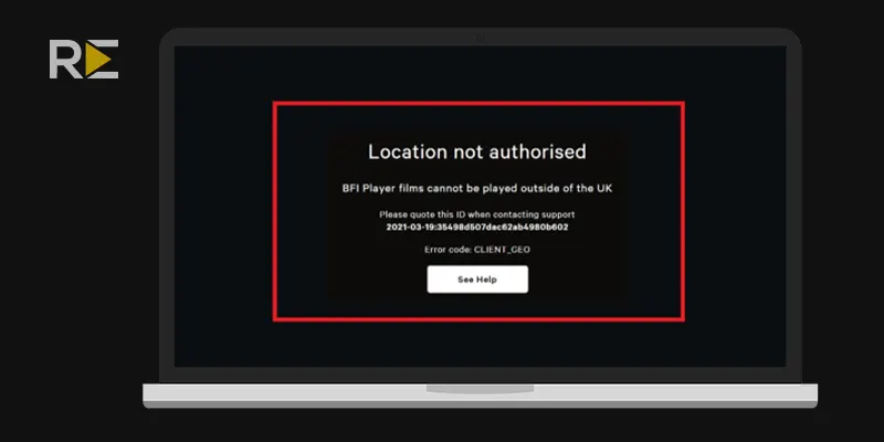 Bfi player geo-restrictions error