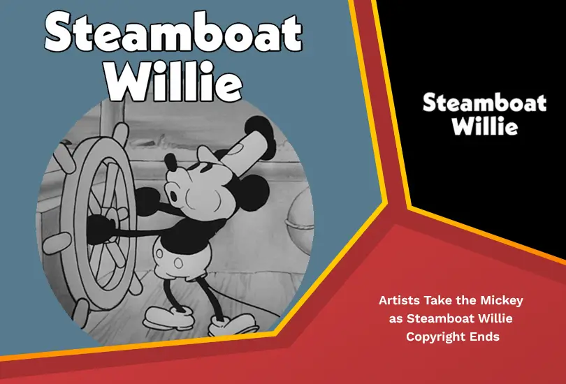 Artists take the mickey as steamboat willie copyright ends
