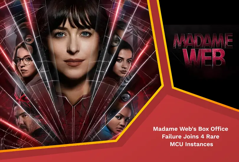 Madame web's box office failure joins 4 rare mcu instances