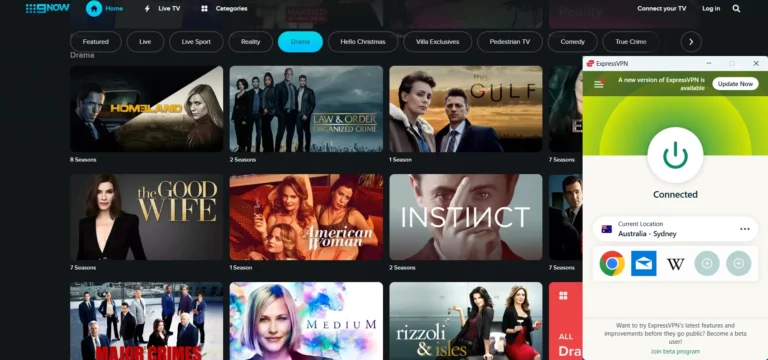 9now india with expressvpn